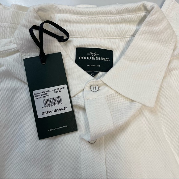 Man white polo RODDANDGUNN XL - Picture 2 of 3